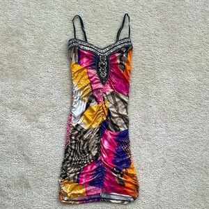 Shimmer mini dress